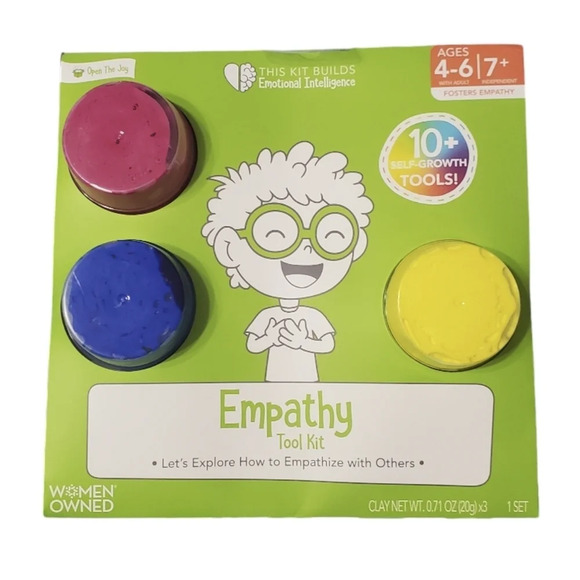 New Open The Joy Kids Empathy Tool Kit Make Emotion Characters Putty - Picture 1 of 5